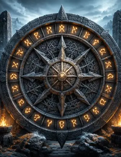 Rune Wheel Illustration